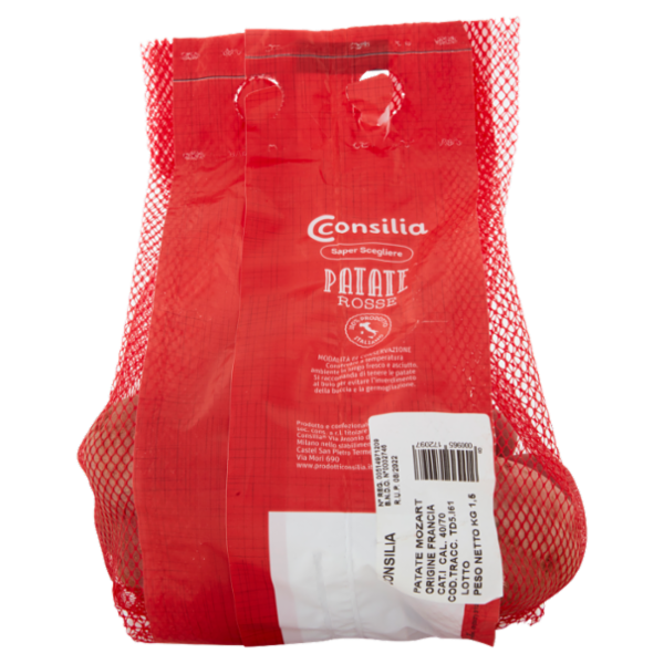 Consilia Saper Scegliere Patate Rosse 1,5 kg