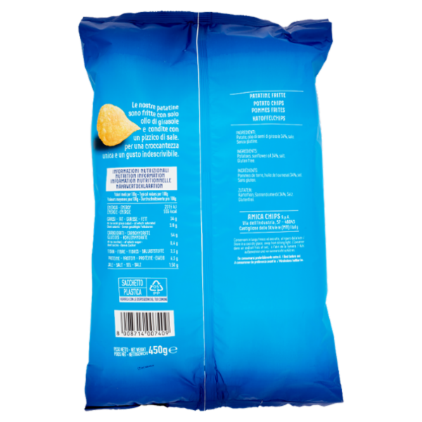 Amica Chips Patatina Classica 450 g