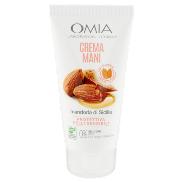 Omia Laboratori Ecobio Crema Mani mandorla di Sicilia Protettiva 75 ml