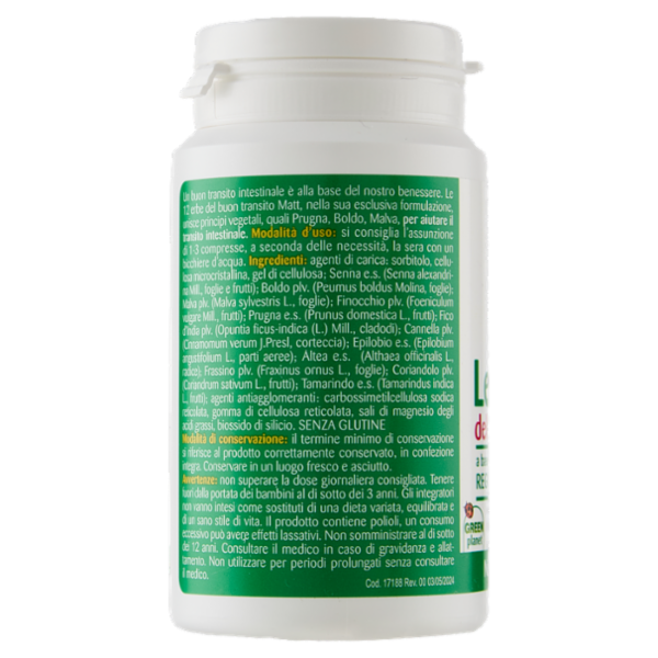 Matt Erboristeria le 12 erbe del buon transito 100 compresse 50 g