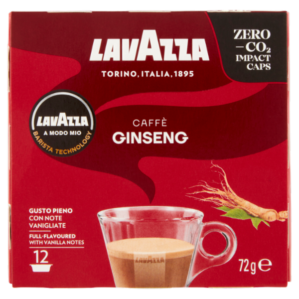 Lavazza A Modo Mio Caffè Ginseng 12 Capsule 72 g