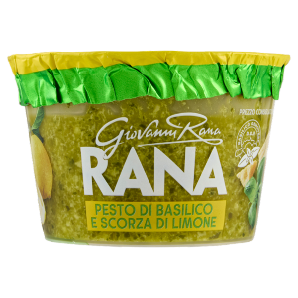 Giovanni Rana Pesto di Basilico e Scorza di Limone Pesto Fresco 130 g