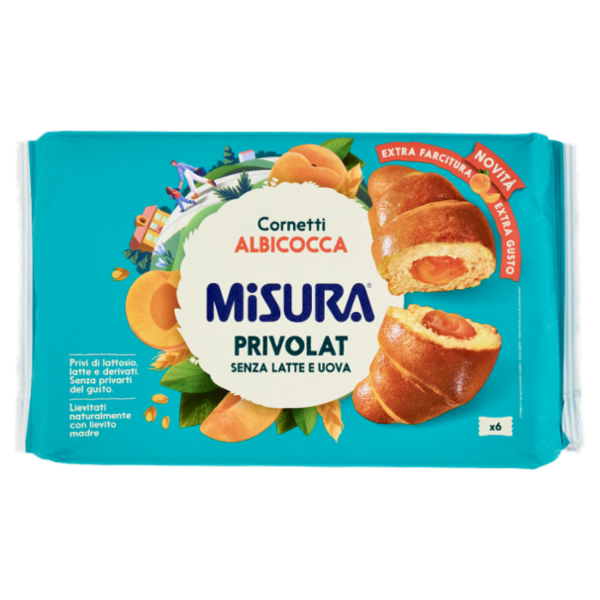 Misura Privolat 6 Cornetti Albicocca 298 g