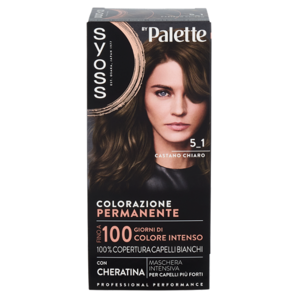 Syoss By Palette Colorazione Permanente 5_1 Castano Chiaro