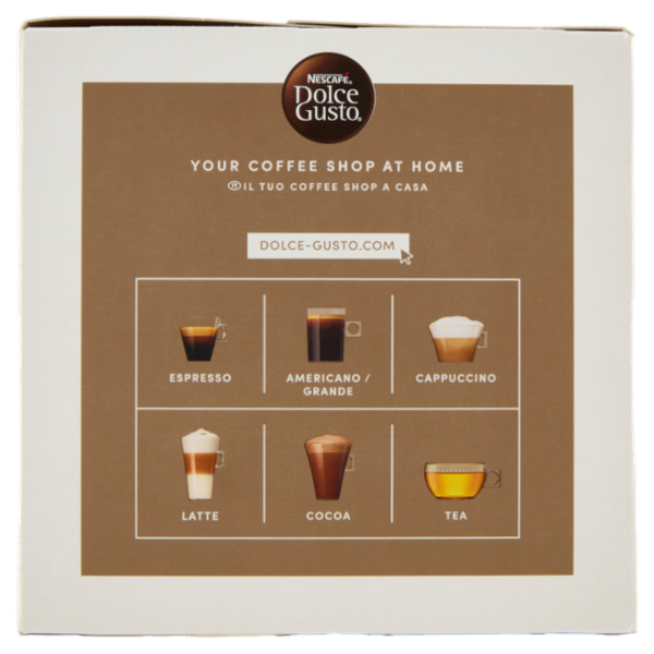 NESCAFÉ DOLCE GUSTO Espresso Essenza di Moka Caffè 16 Capsule 144g