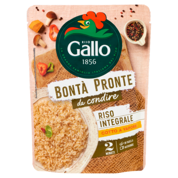 Riso Gallo Bontà Pronte da condire Riso Integrale 250 g