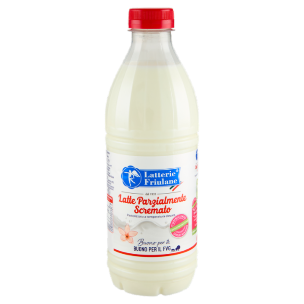 Latterie Friulane Latte Parzialmente Scremato Pastorizzato a temperatura elevata 1000 ml