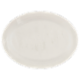 Consilia Vassoi Ovali in Fibra Vegetale Bianchi 26x19,5 cm 15 pezzi