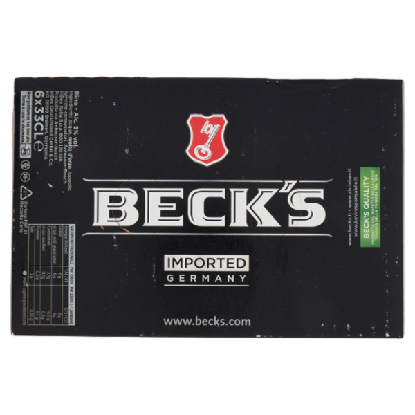 BECK'S Birra pilsner tedesca lattina 6x33cl