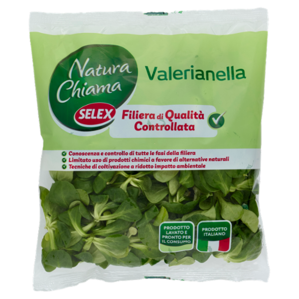 Selex Natura Chiama Valerianella Lavata e Pronta per il Consumo 80 g