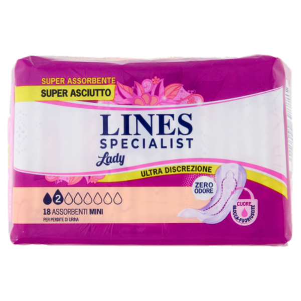 Lines Specialist Lady Assorbenti Mini 18 pz