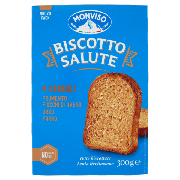 Monviso Biscotto Salute 4 Cereali 300 g