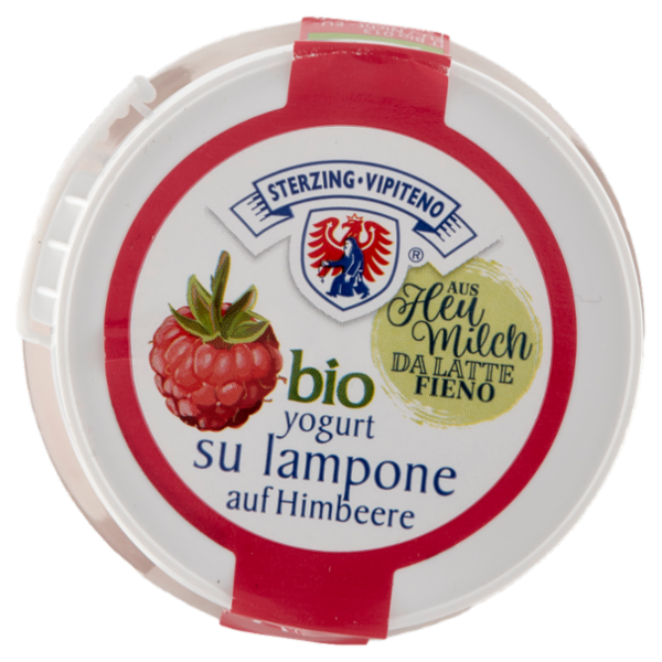 Sterzing Vipiteno bio Yogurt Magro su lampone da Latte Fieno 150 g