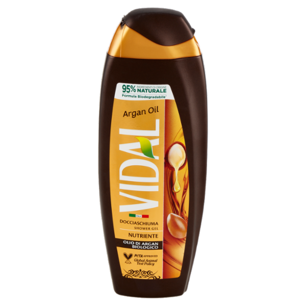 Vidal Argan Oil Docciaschiuma Olio di Argan Biologico 250 ml
