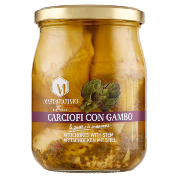 Mastrototaro food Carciofi con Gambo 520 g