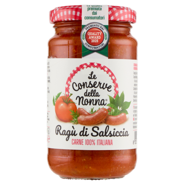Le Conserve della Nonna Ragù di Salsiccia 190 g