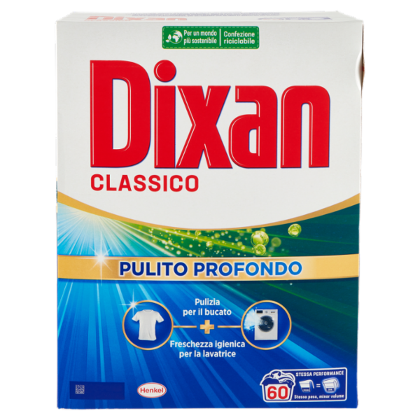 DIXAN Polvere Classico 60 lavaggi 3,300 kg