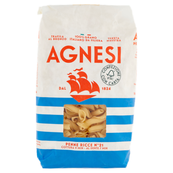 Agnesi Penne Ricce N° 21 500 g