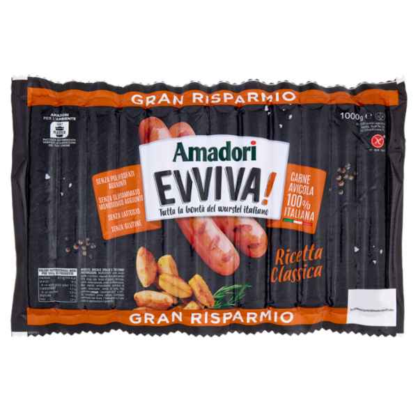 Amadori Evviva! Ricetta Classica 1000 g
