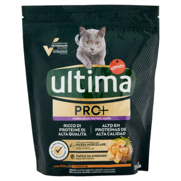 ultima Cat Pro+ Sterilizzati con Pollo 375 g