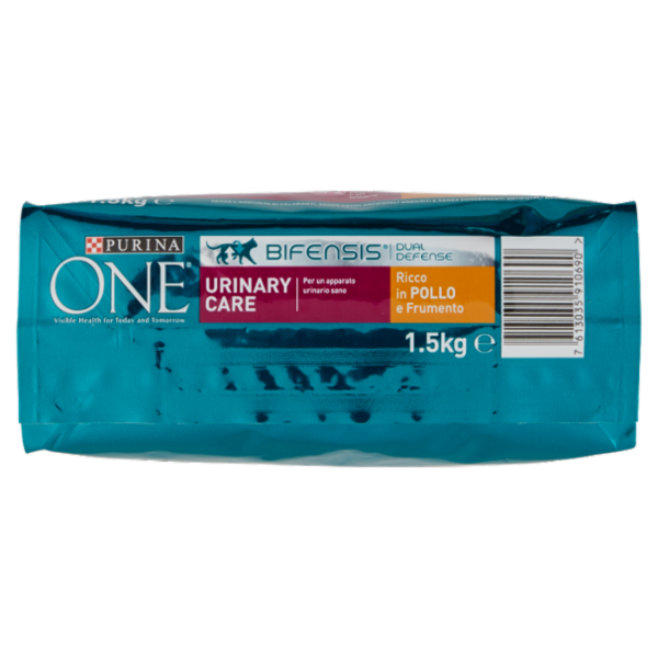 PURINA ONE BIFENSIS Gatto Crocchette URINARY CARE Ricco in Pollo e Frumento Sacco 1.5kg