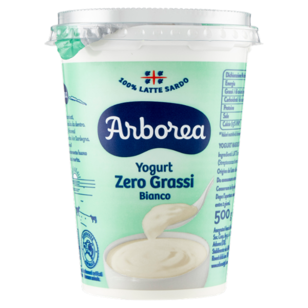 Arborea Yogurt Zero Grassi Bianco 500 g