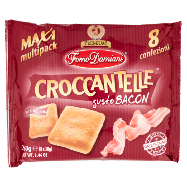 Forno Damiani Premium Croccantelle gusto Bacon 8 x 30 g