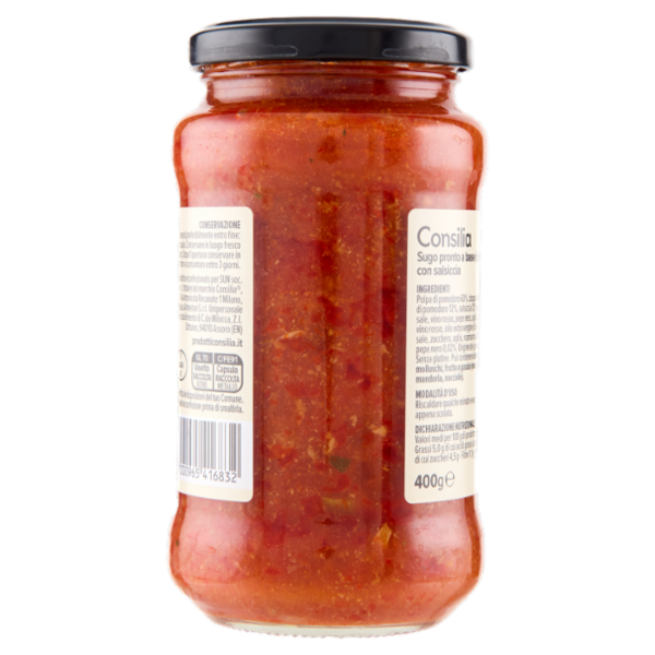 Consilia Sugo alla Salsiccia 400 g