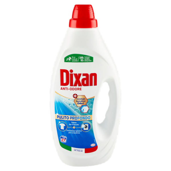 DIXAN Liquido Anti-Odore 27 Lavaggi 1.215 ml
