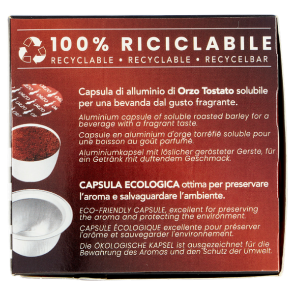 Bialetti Caffè d'Italia Espresso Bar Orzo 12 Capsule 30 g