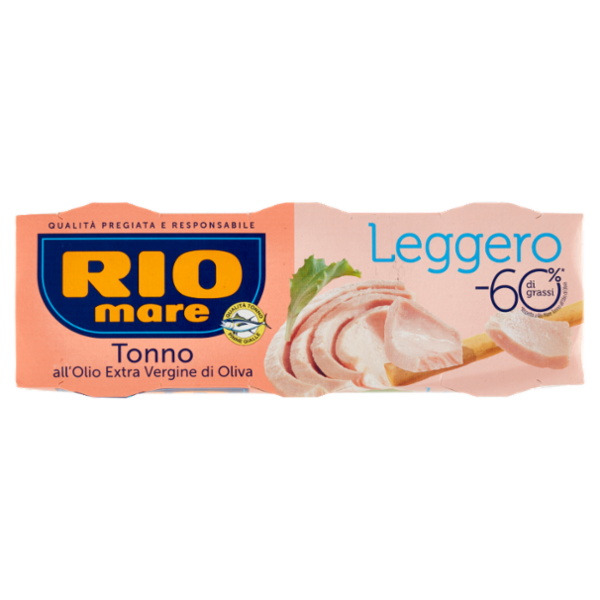 Rio mare Tonno all'Olio Extra Vergine di oliva Leggero 3 x 60 g