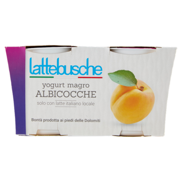 lattebusche yogurt magro Albicocche 2 x 125 g