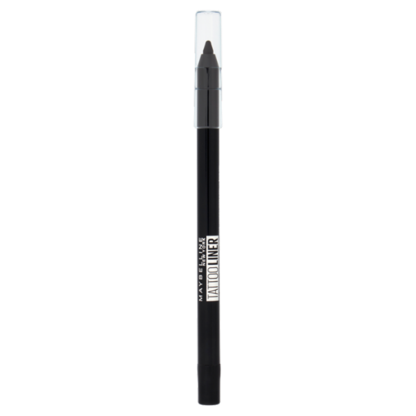 Maybelline New York Matita Occhi Tattoo Liner Gel Pencil, Resiste fino a 36H, 900 Deep Onyx