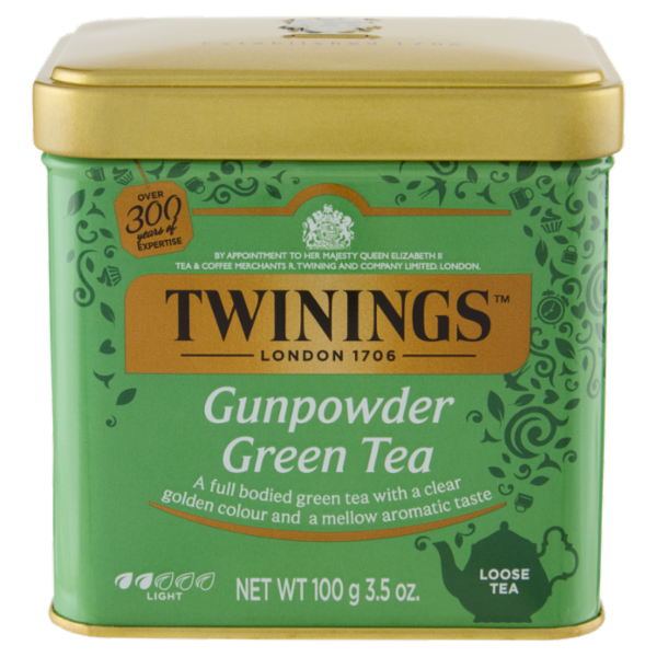Twinings Gunpowder Tè Verde non aromatizzato Sfuso in latta The 100 g