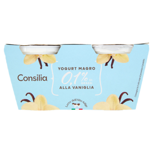 Consilia Yogurt Magro 0,1% Vaniglia 2x125 g