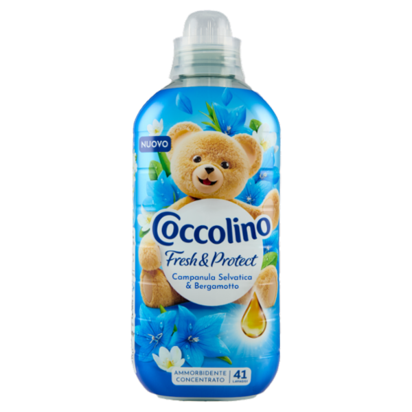 Coccolino Ammorbidente Concentrato Fresh&Protect Campanula Selvatica & Bergamotto 41 Lavaggi 952 ml