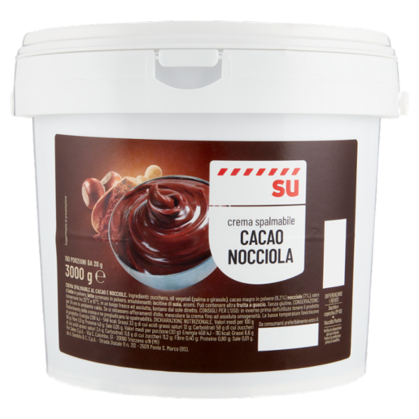Sù Crema Spalmabile al Cacao e Nocciola 3 kg