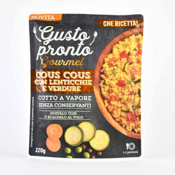 Gusto Pronto Couscous Con Lenticchie E Verdure 220 G