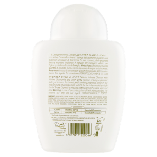Avenil pure & soft Detergente Intimo Delicato malva & camomilla 250 ml