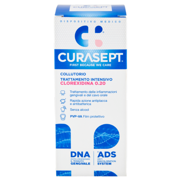 Curasept Collutorio Trattamento Intensivo Clorexidina 0.20 200 ml