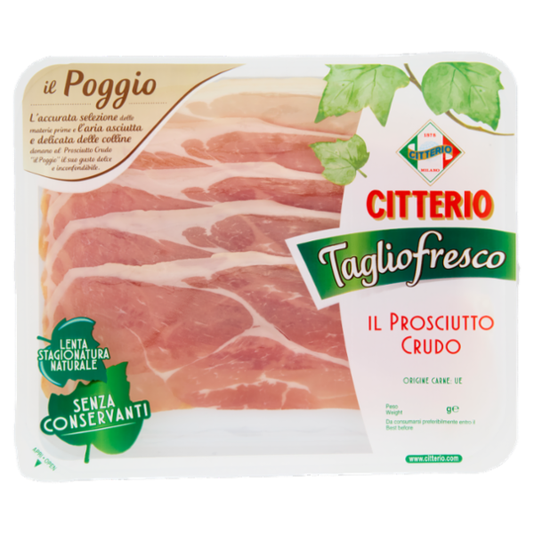 Citterio Tagliofresco il Prosciutto Crudo il Poggio 100 g