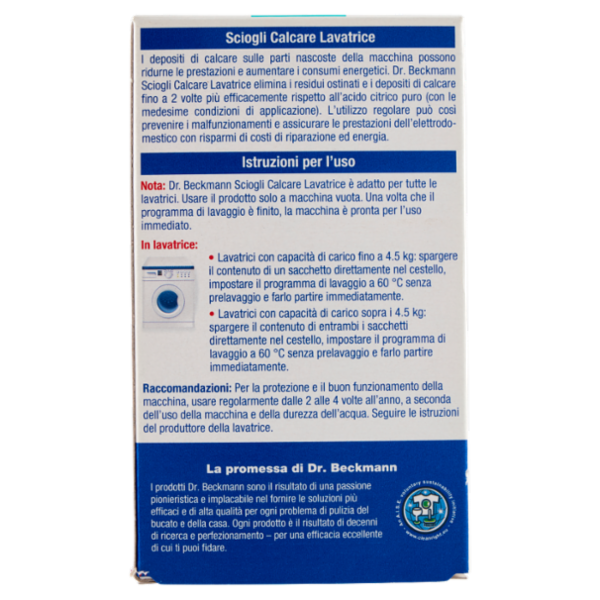 Dr. Beckmann Sciogli Calcare Lavatrice 2 x 50 g