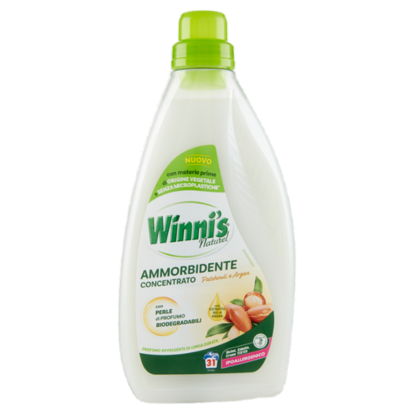 Winni's Naturel Ammorbidente Concentrato Patchouli e Argan 31 Lavaggi 775 ml
