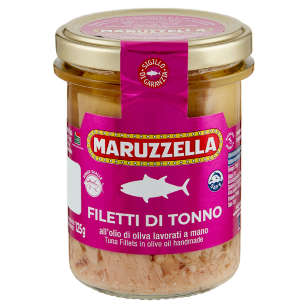 Maruzzella Filetti di Tonno all'olio di oliva lavorati a mano 190 g