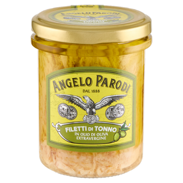 Angelo Parodi Filetti di Tonno in Olio di Oliva Extravergine 180 g