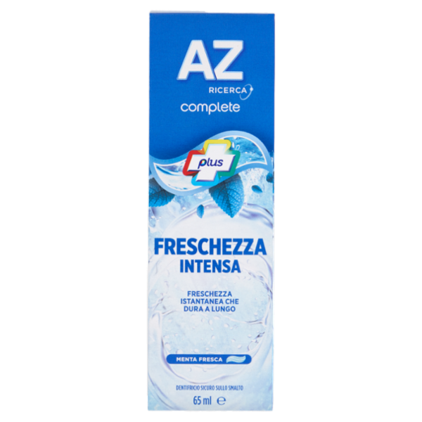 AZ Ricerca Dentifricio Complete Plus Freschezza Intensa Menta Fresca 65 ml