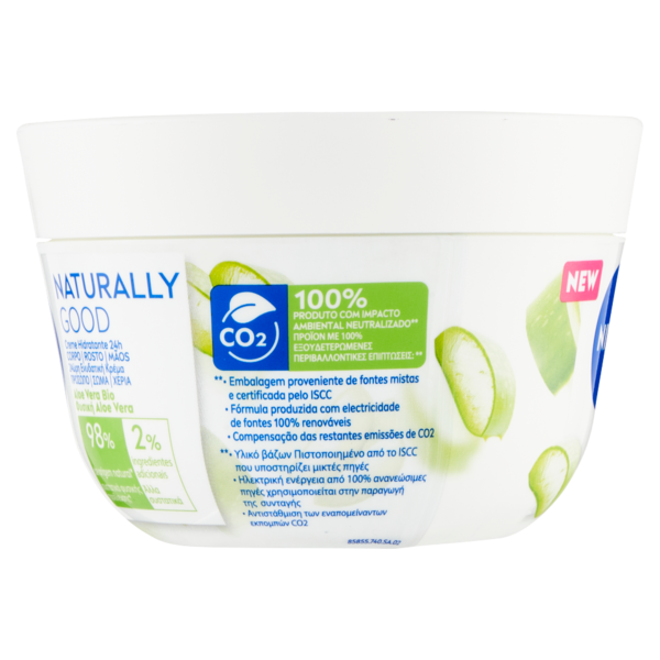 Nivea Naturally Good Crema Idratante 24h Aloe Vera Bio 200 ml