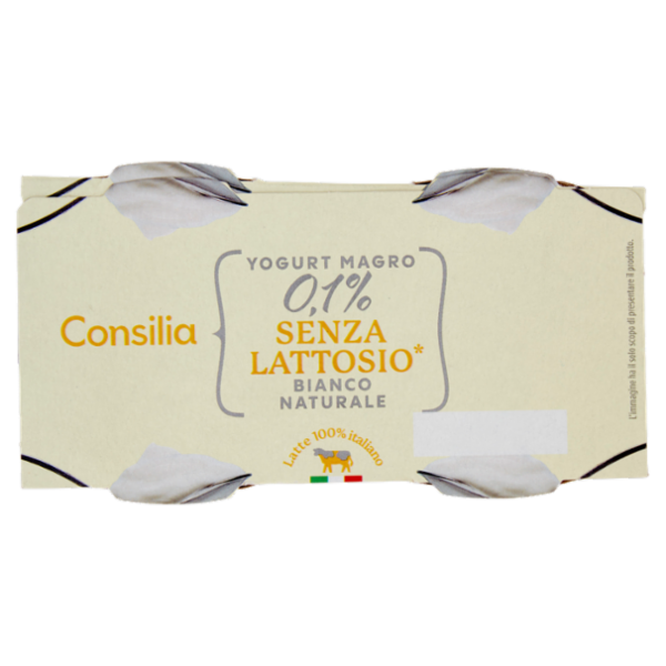 Consilia Yogurt Magro Senza Lattosio Bianco 2x125 g