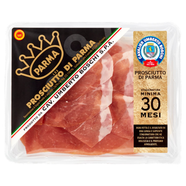 Cavalier Umberto Boschi Prosciutto di Parma Stagionatura Minima 30 Mesi 0.090 kg