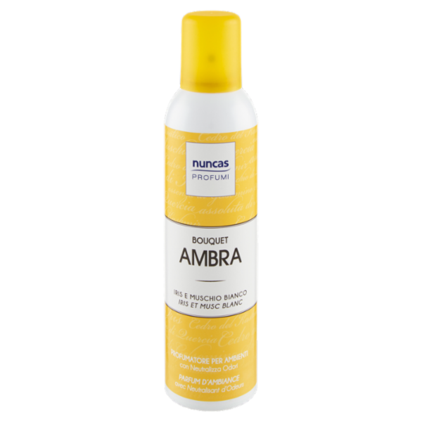 nuncas Profumi Bouquet Ambra Iris e Muschio Bianco Profumatore per Ambienti 250 ml